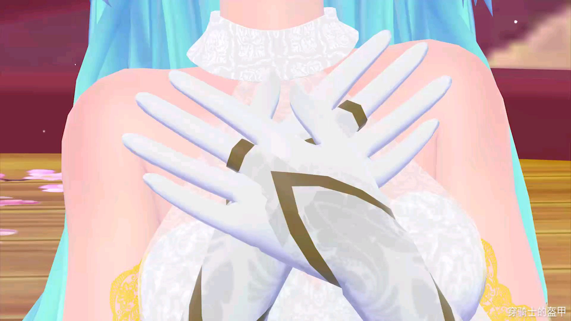 【MMD】两位小公主又在调皮了,haku,miku的双人 No Title